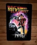 Back to Elm Street Freddy Nightmare Horror Halloween 8x12 Metal Wall Sign