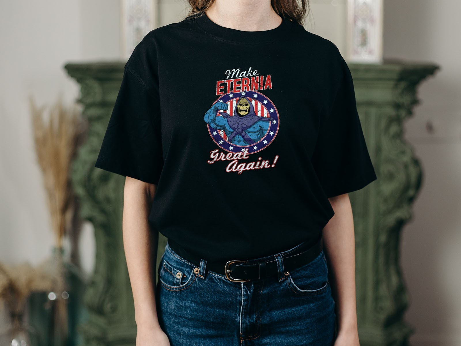 Make Eternia Great Again MOTU Skeletor Mens T Shirt