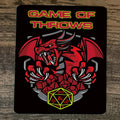 Mouse Pad Game of Throws Dungeons Dragons RPG