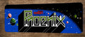 Phoenix Arcade 4x12 Metal Wall Video Game Marquee Banner Sign