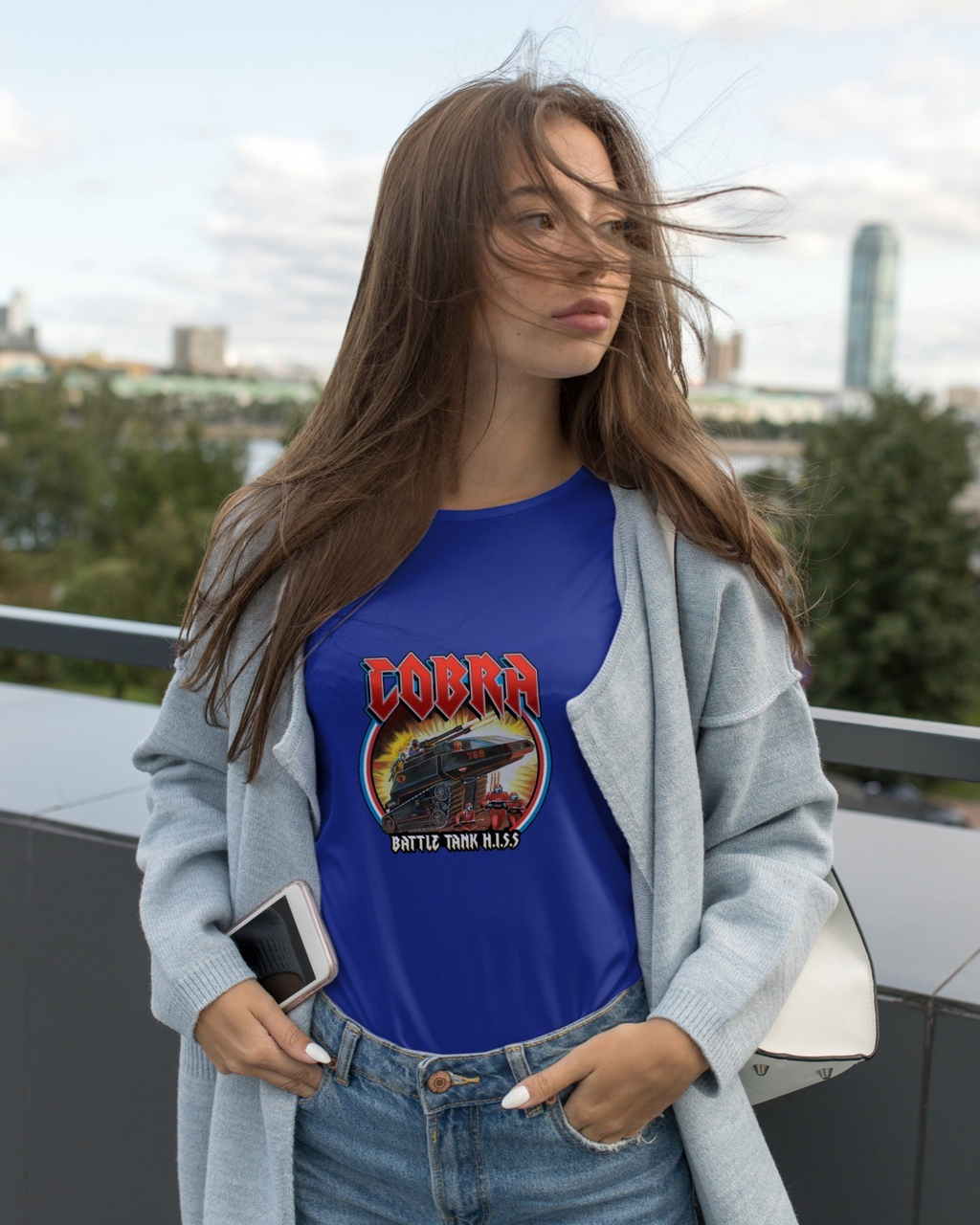 GI Joe Cobra Battle Task HISS  Mens T Shirt
