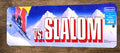 Vs Slalom Arcade 4x12 Metal Wall Video Game Sign