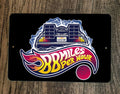 88 Miles Per Hour Back to the Future Delorean Hot Wheels 8x12 Metal Wall Sign