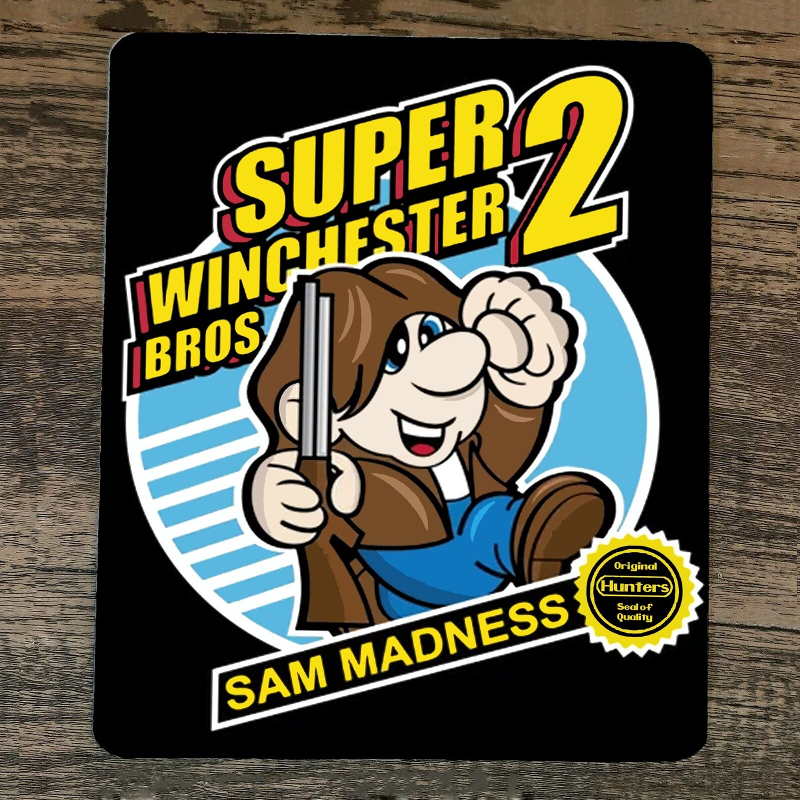 Super Winchester Bros 2 Sam Madness Mario Mouse Pad