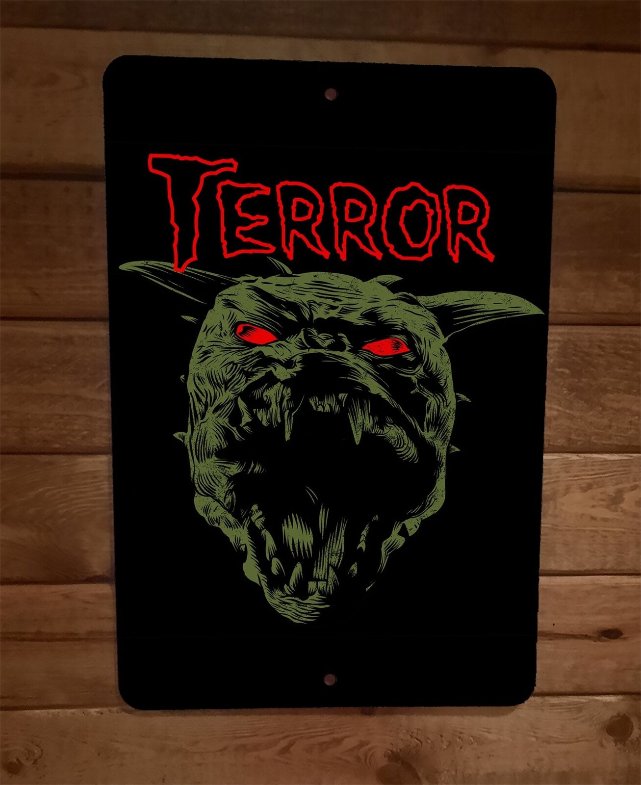 Terror Hell Hounds Dogs Ghostbusters  8x12 Metal Wall Sign