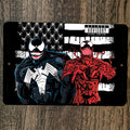 Spider Advisory Lethal Content 8x12 Metal Wall Comics Sign Carnage Venom