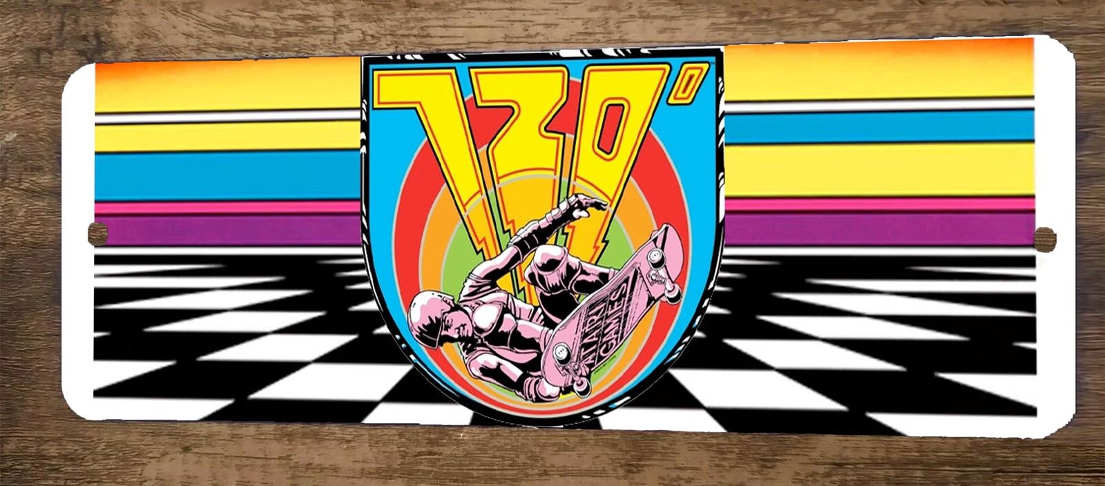 Skateboard 720 Arcade 4x12 Metal Wall Video Game Marquee Banner Sign