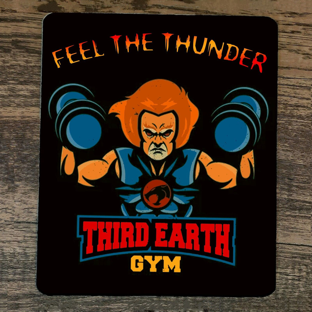 Feel The Thunder Third Earth Gym Thundercats Mouse Pad