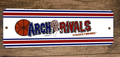 Arch Rivals Arcade Marquee 3x12 Metal Wall Sign Banner Poster