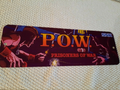 POW Arcade Marquee 3x12  Metal Wall Sign  Prisoner of War
