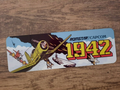 1942 Classic War Plane Arcade Marquee Banner 3x12 Metal Wall Sign