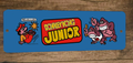 Donkey Kong Jr Classic Arcade Marquee Banner 3x12 Metal Wall Sign