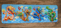 Dancing Chinese Dragon 3x12 Metal Wall Sign Poster