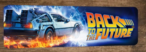 Back to the Future Banner Marquee 3x12 Metal Wall Sign