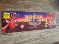 Big Buck World Classic Arcade Game Marquee 3x12 Metal Wall Sign