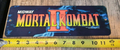 Mortal Kombat 2 II Classic Arcade Marquee Banner 3x12 Metal Wall Sign