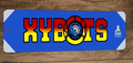 XYBOTS Arcade Marquee 3x12 Metal Wall Sign Banner Poster
