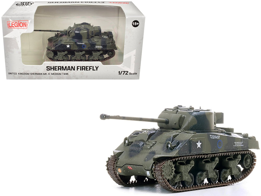 Sherman Firefly Mk.VC Medium Tank "A Squadron 4th/7th Royal Dragoon Guards 8th Armoured Brigade Normandy" (1944) British Army 1/72 Diecast Model by Legion  free shipping USA
