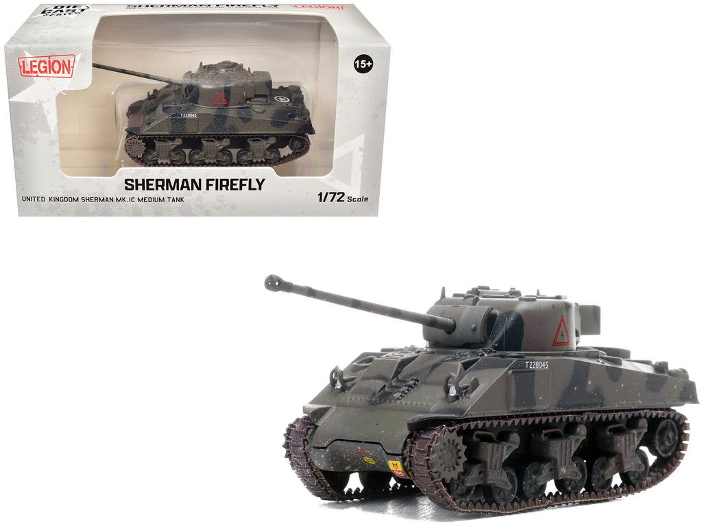 Sherman Firefly Mk.VC Medium Tank "Polish 1st Armoured Division Black Devils Battle of Falaise France" (1944) Polish Armed Forces in the West 1/72 Diecast Model by Legion  free shipping USA