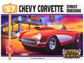 Skill 2 Model Kit 1957 Chevrolet Corvette Street Machine "Kustom Kruisers" Series 1/25 Scale Model by AMT  free shipping USA
