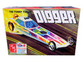 Skill 2 Model Kit Digger Dragster "The Funny Fueler" 1/25 Scale Model by AMT  free shipping USA