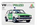 Skill 3 Model Kit 1978 Volkswagen Golf "Berlin Polizei (Police) Department" 1/24 Scale Model by Italeri  free shipping USA