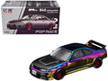 Skyline GT-R (R33) RHD (Right Hand Drive) Chameleon Chrome with Carbon Hood "APA XPO 2025 Exclusive" 1/64 Diecast Model Car by Pop Race  free shipping USA