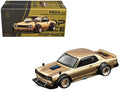 Skyline GT-R V8 Drift "Hakosuka" RHD (Right Hand Drive) Gold Metallic 1/64 Diecast Model Car by Pop Race  free shipping USA