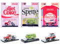 "Sodas" Set of 3 pieces Release 57 Limited Edition to 10000 pieces Worldwide 1/64 Diecast Model Cars by M2 Machines  free shipping USA