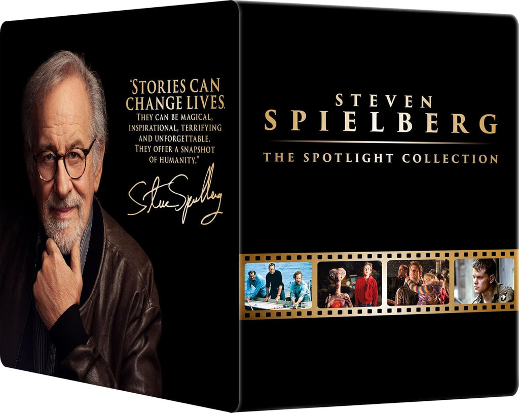 Spielberg 8-Film Steelbook Library Case Spotlight Collection (4K Ultra HD + Blu-ray + Digital)