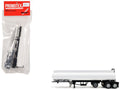 Tag-Axle Elliptical Tanker Trailer White 1/87 (HO) Plastic Model by Promotex  free shipping USA