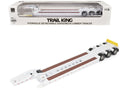 Trail King TK120 Hydraulic Detachable Gooseneck Lowboy Trailer White (Regular Version) "Transport Series" 1/50 Diecast Model by Diecast Masters  free shipping USA
