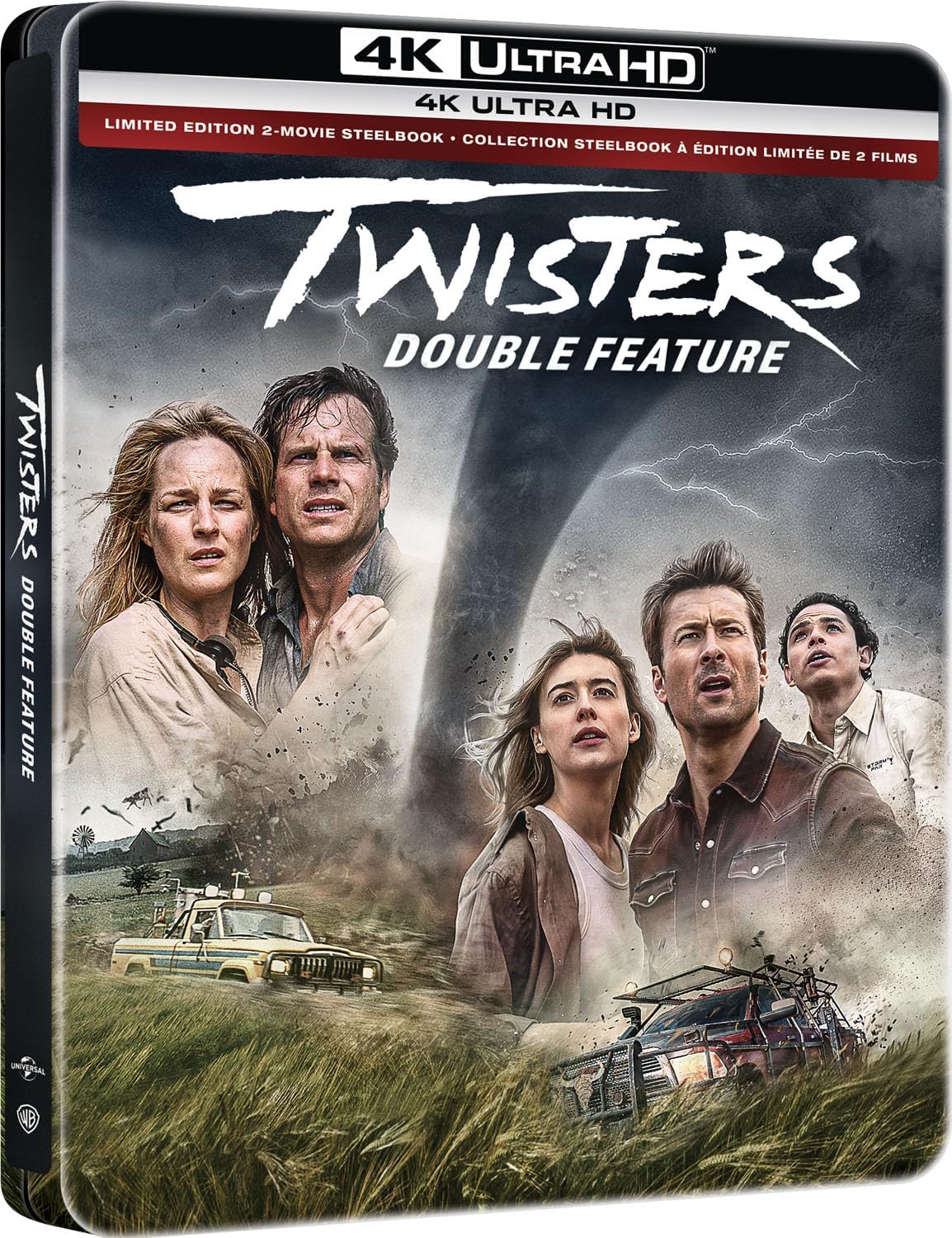 Twisters Double Feature - Limited Edition 2-Movie Steelbook (4K Ultra HD)