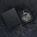 Unique Metal DND Spinning Dice Pocket Watch