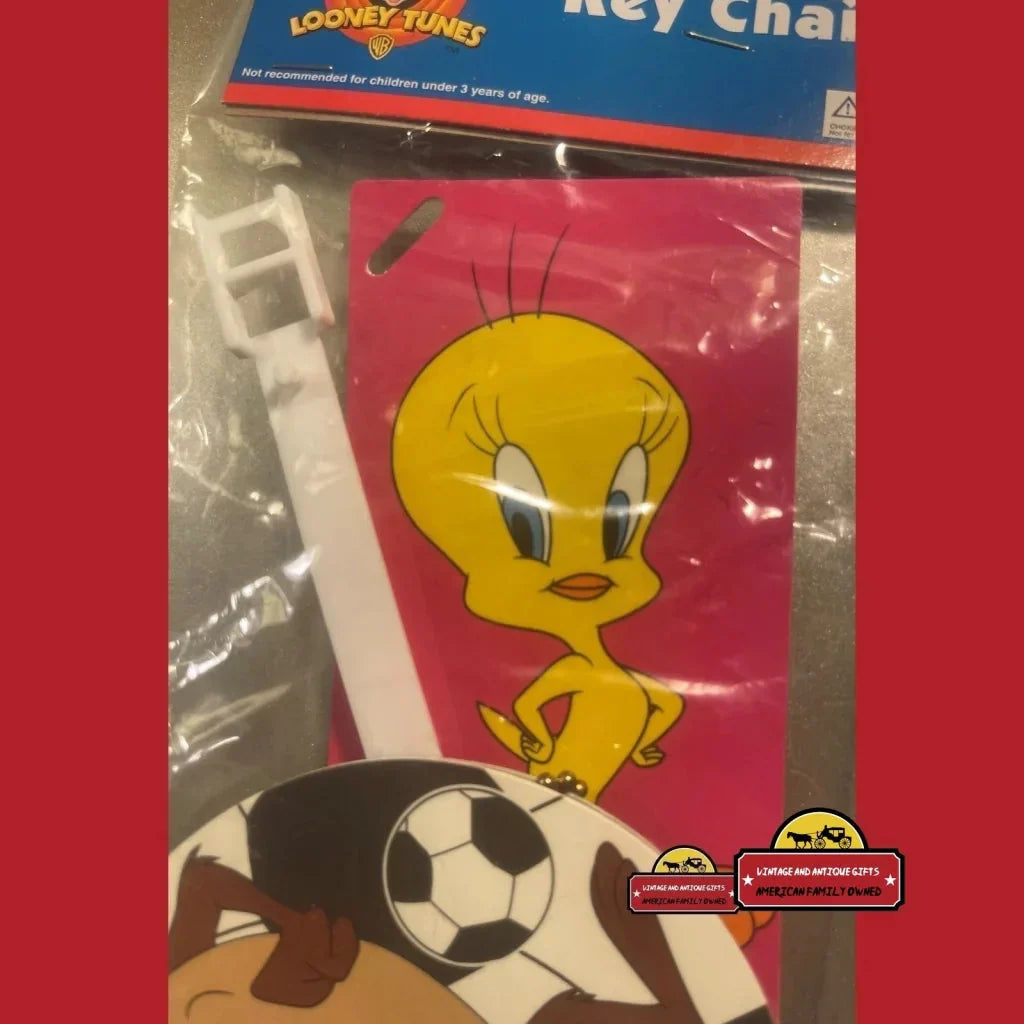 Vintage 1999 Looney Tunes Keychains with Bugs Bunny and Friends