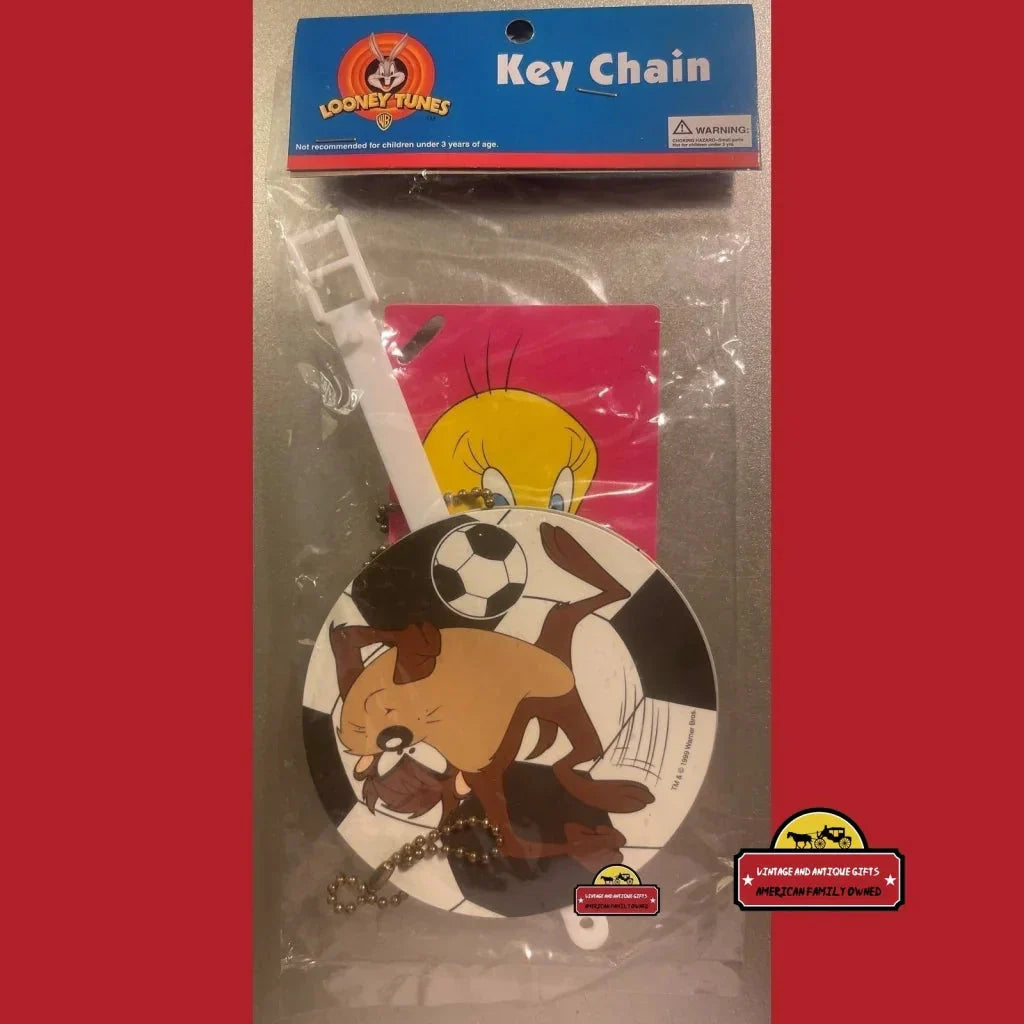 Vintage 1999 Looney Tunes Keychains with Bugs Bunny and Friends