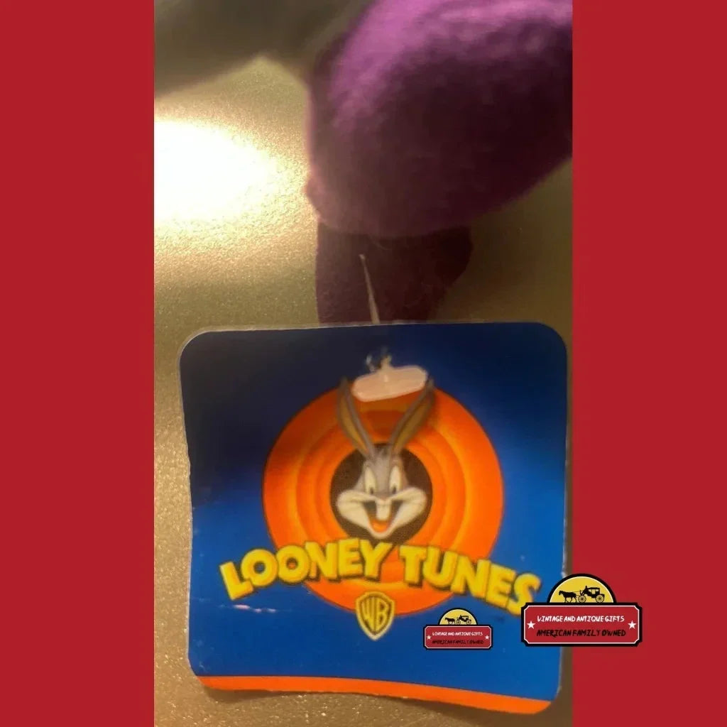 Vintage Road Runner Plush 🏃 Looney Tunes Warner Bros. NOS with Tag