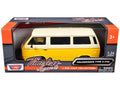 Volkswagen Type 2 (T3) Van Yellow and Beige "Timeless Legends" Series 1/24 Diecast Model Car by Motormax  free shipping USA