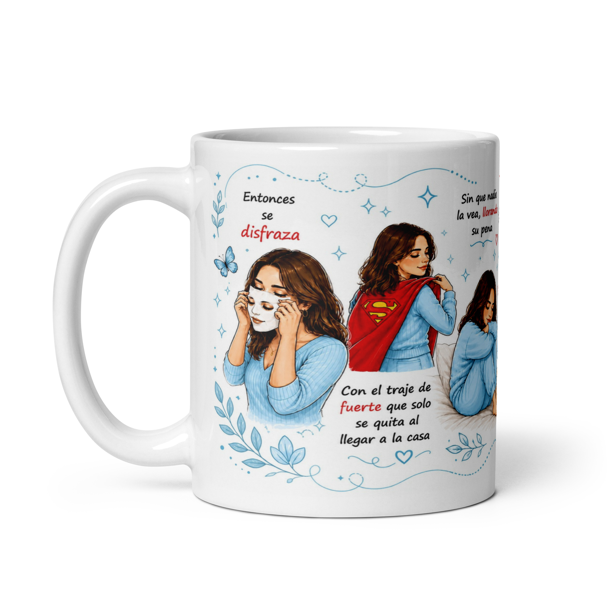 Taza Inspiradora para Mujeres Fuertes – Mug Motivacional y Emotivo para Café | Regalo Especial para Mujer
